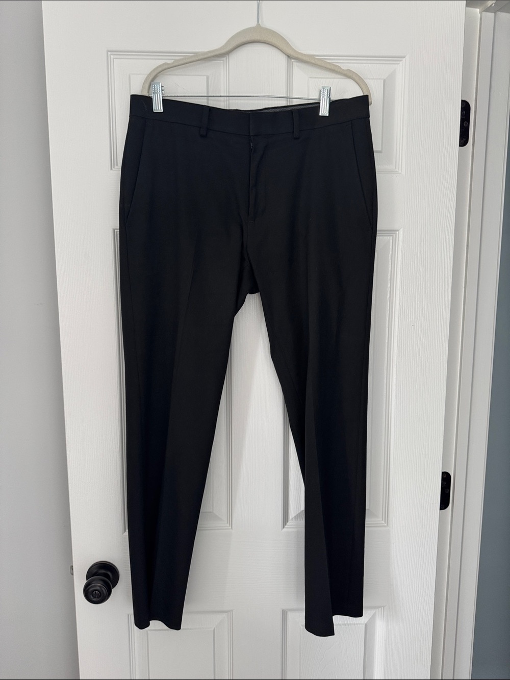 Kenneth Cole Reaction Men's Black Dress Pants - Slim Taper